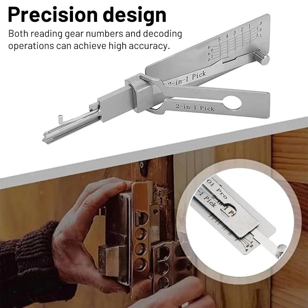 Home Use 2-in-1 Precision Lock Picking Tool