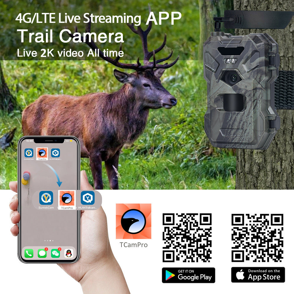 2K4G outdoor hunting camera HC-880Pro APP remote mobile phone control to view photos and videos at any time
