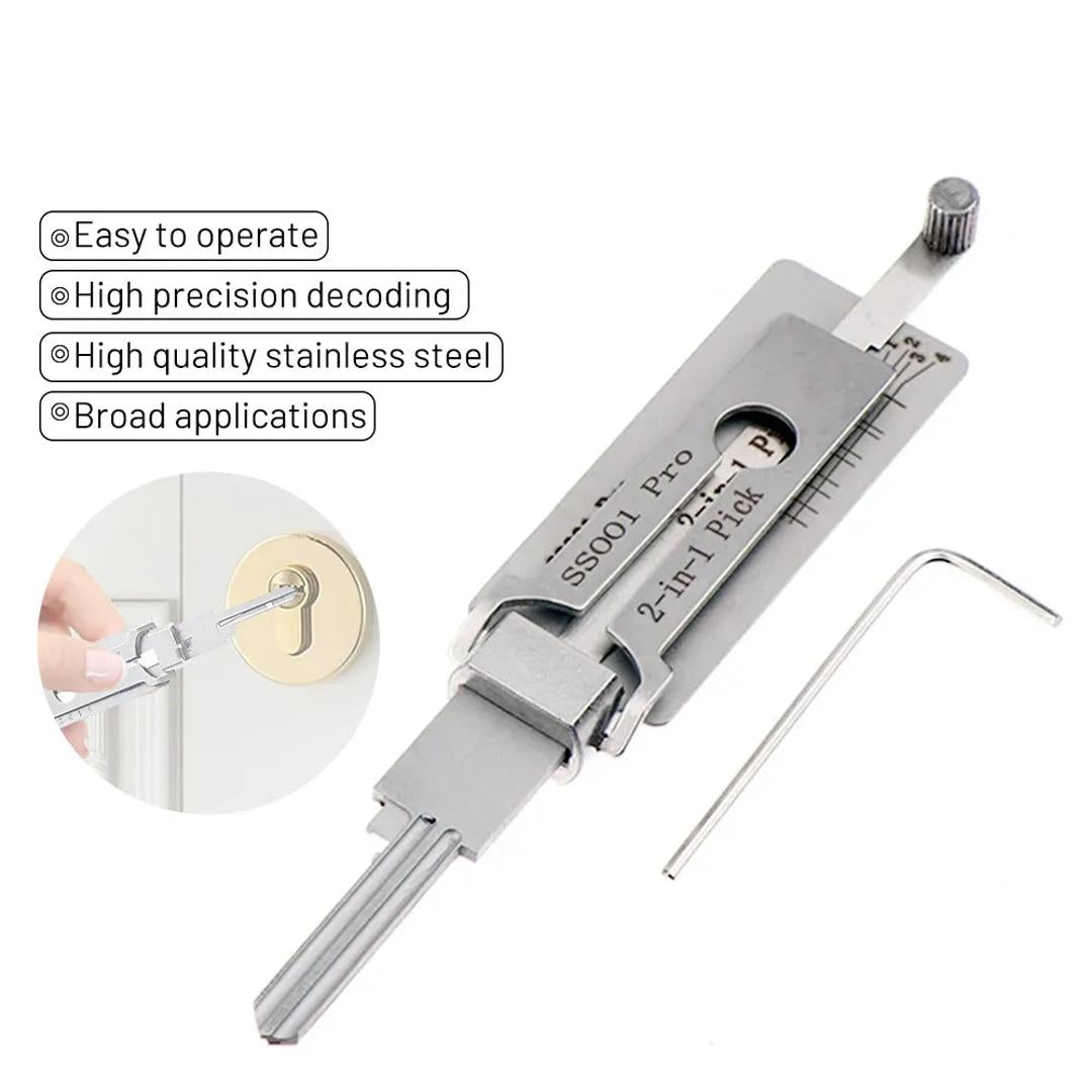 Home Use 2-in-1 Precision Lock Picking Tool